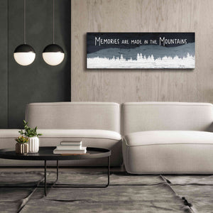 'Memories are Made in the Mountains' by Lori Deiter, Canvas Wall Art,60 x 20