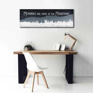 'Memories are Made in the Mountains' by Lori Deiter, Canvas Wall Art,60 x 20