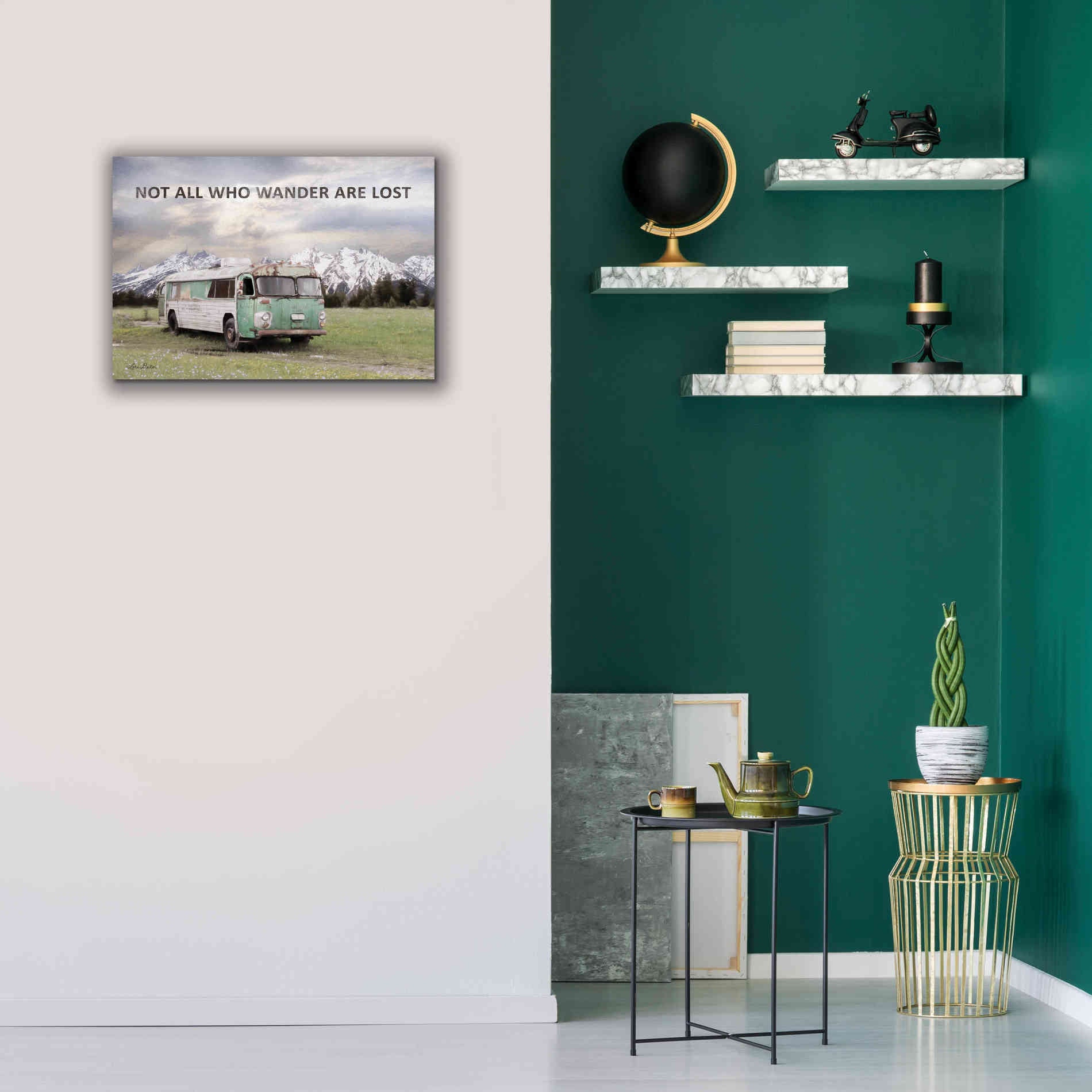 'Camping in Style' by Lori Deiter, Canvas Wall Art,26 x 18
