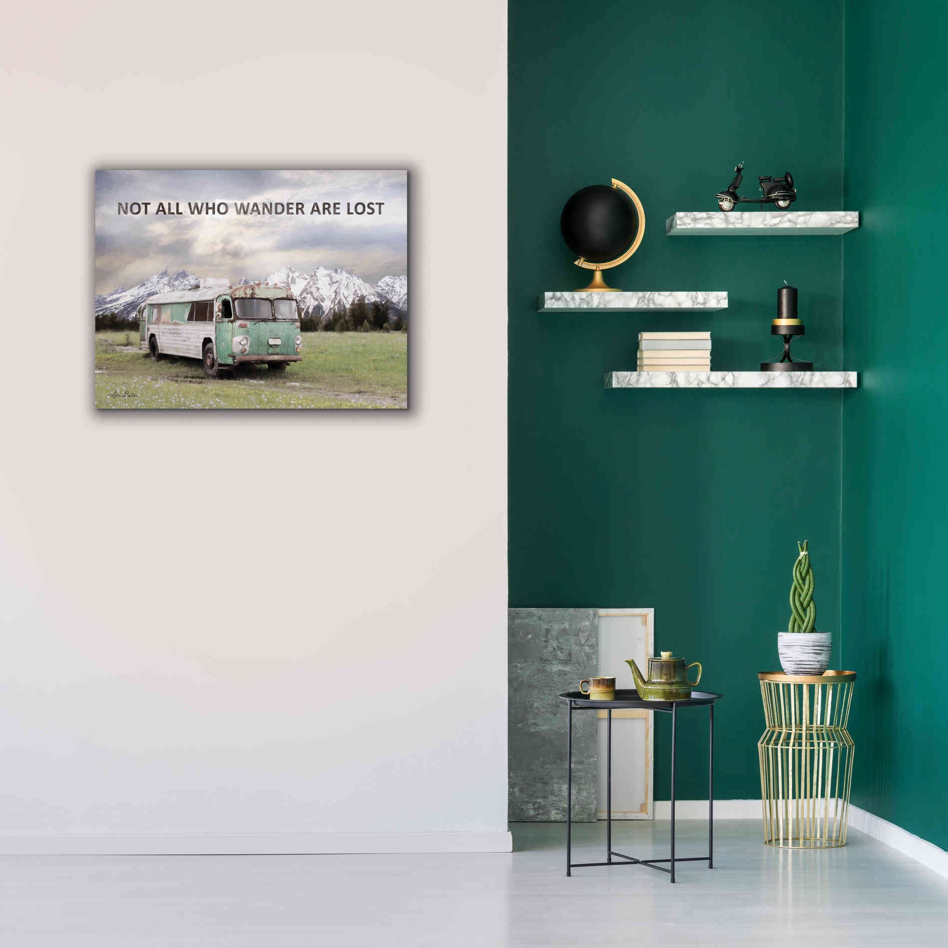 'Camping in Style' by Lori Deiter, Canvas Wall Art,34 x 26