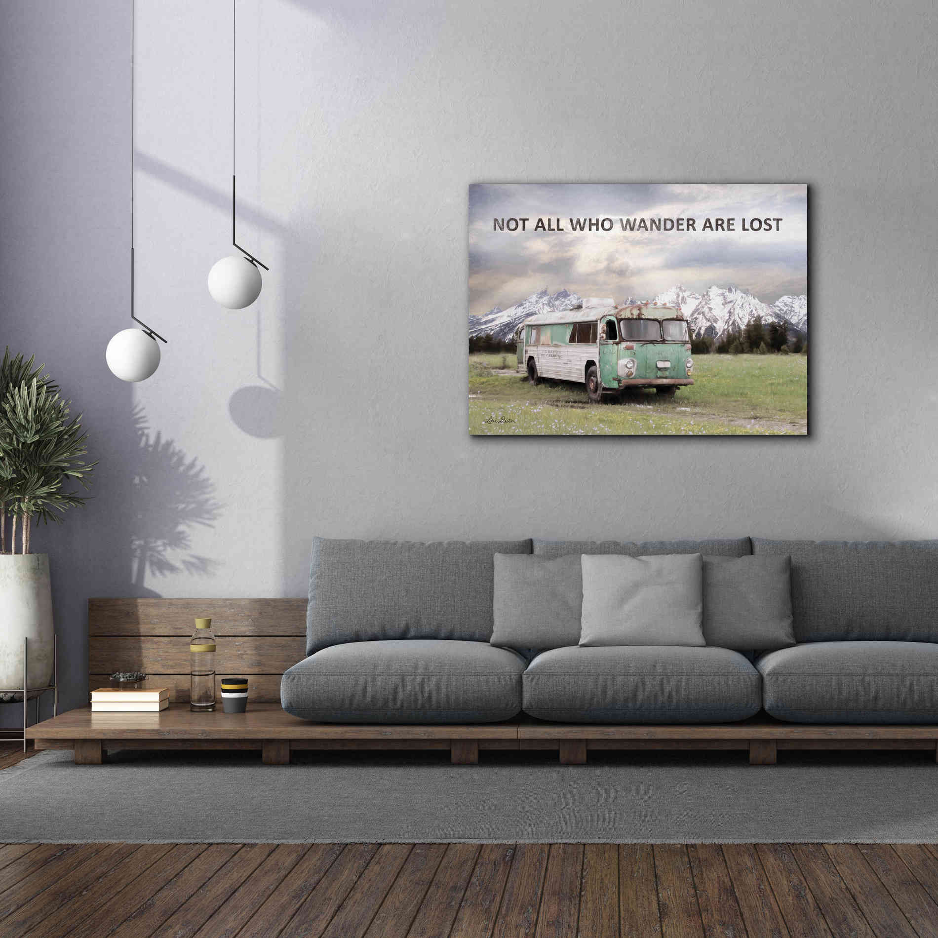 'Camping in Style' by Lori Deiter, Canvas Wall Art,54 x 40