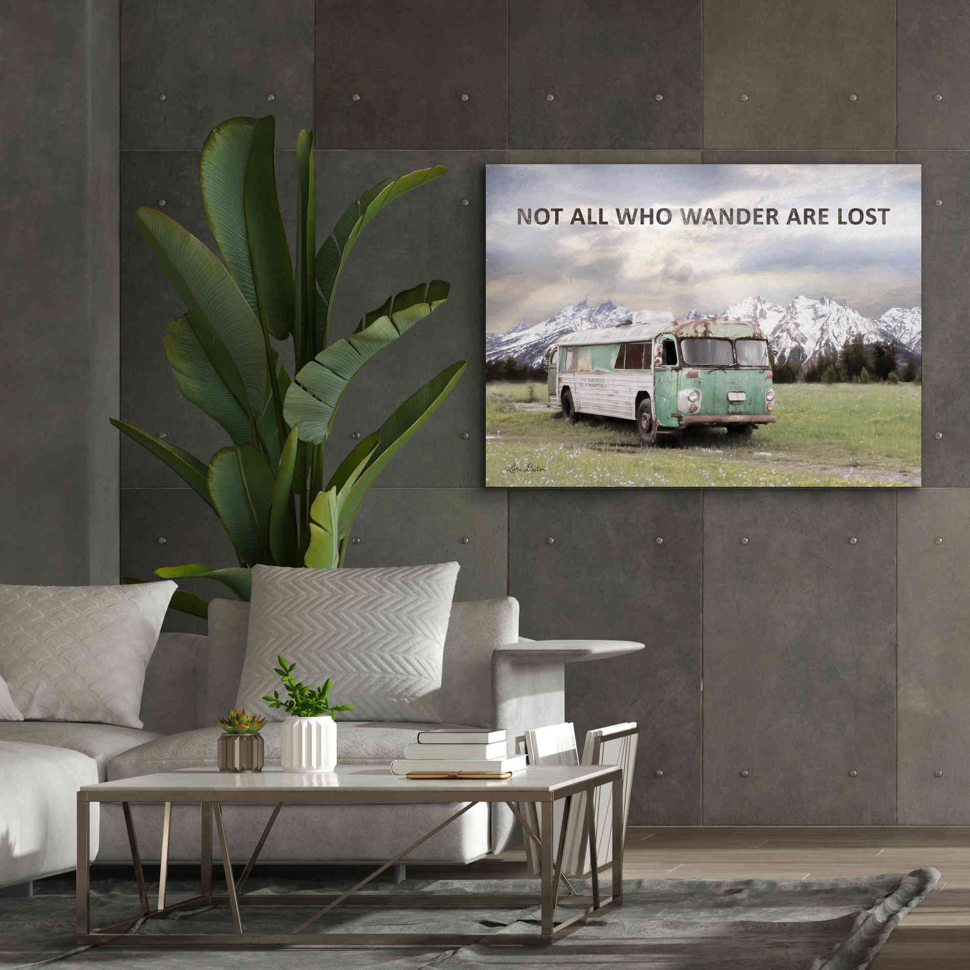 'Camping in Style' by Lori Deiter, Canvas Wall Art,54 x 40