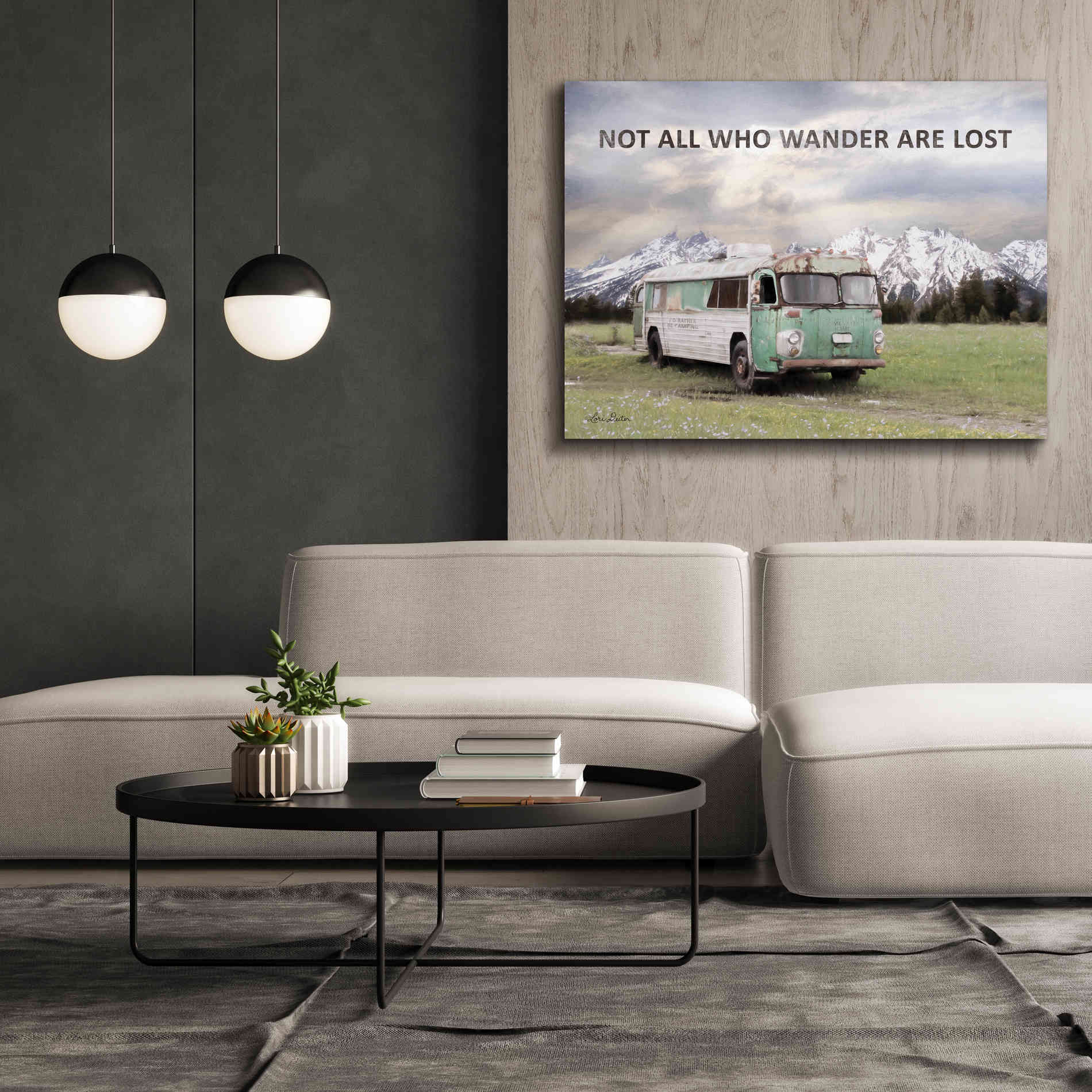 'Camping in Style' by Lori Deiter, Canvas Wall Art,54 x 40
