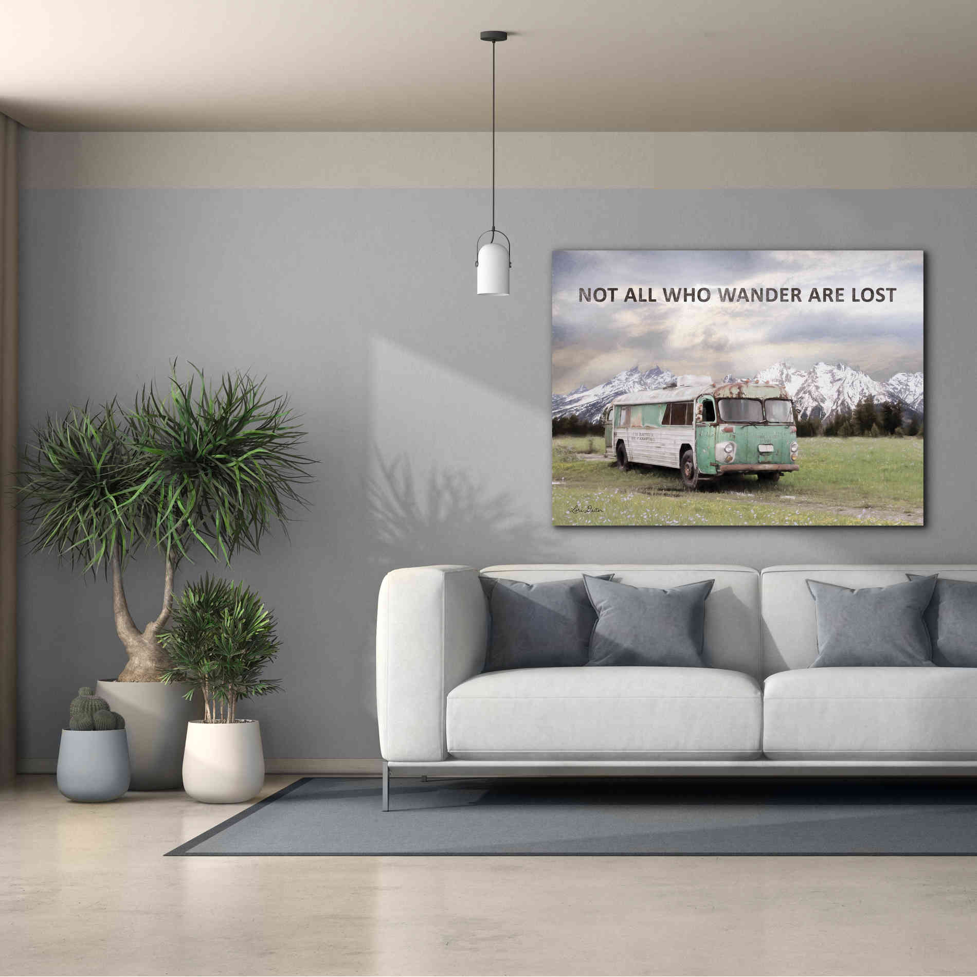 'Camping in Style' by Lori Deiter, Canvas Wall Art,54 x 40