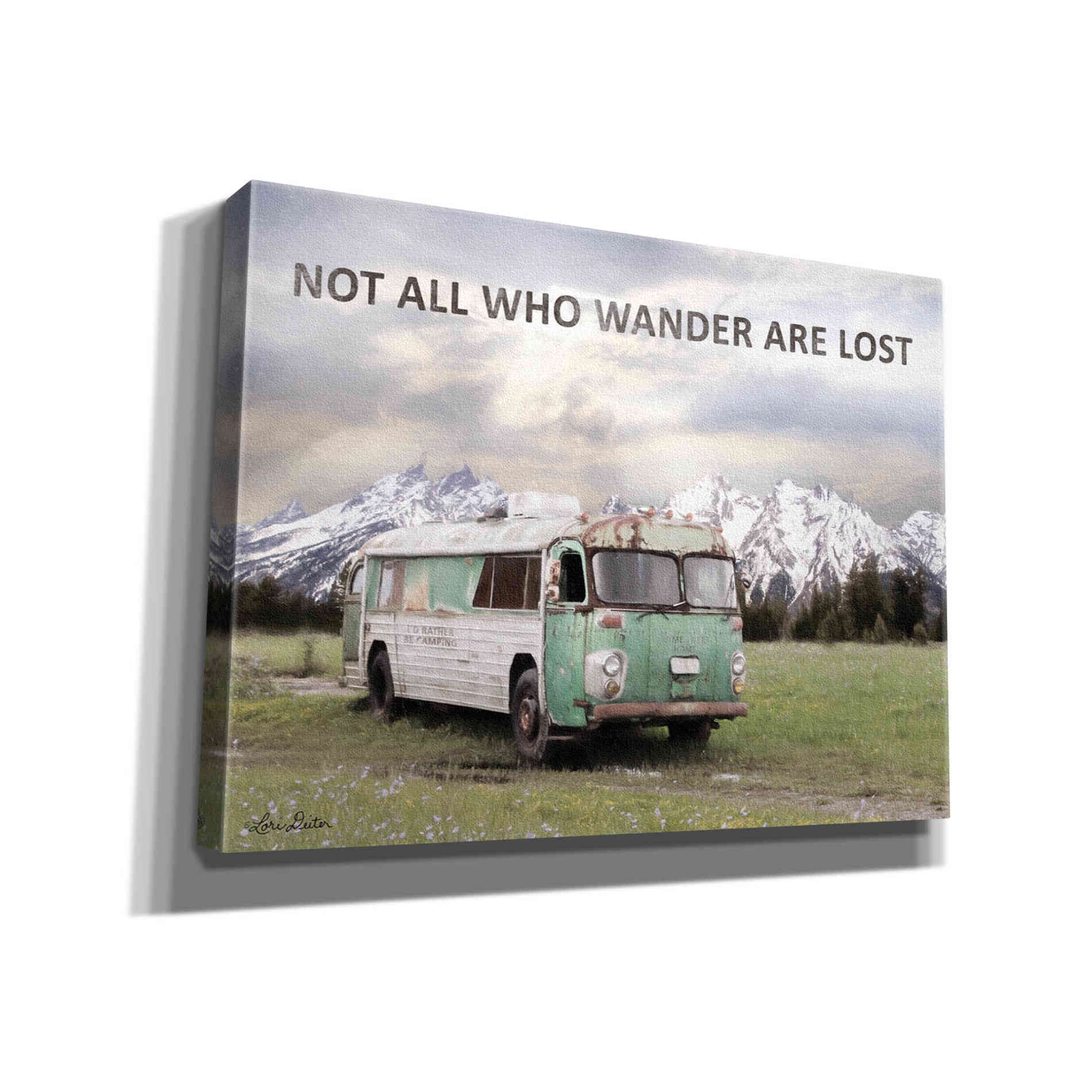 'Camping in Style' by Lori Deiter, Canvas Wall Art