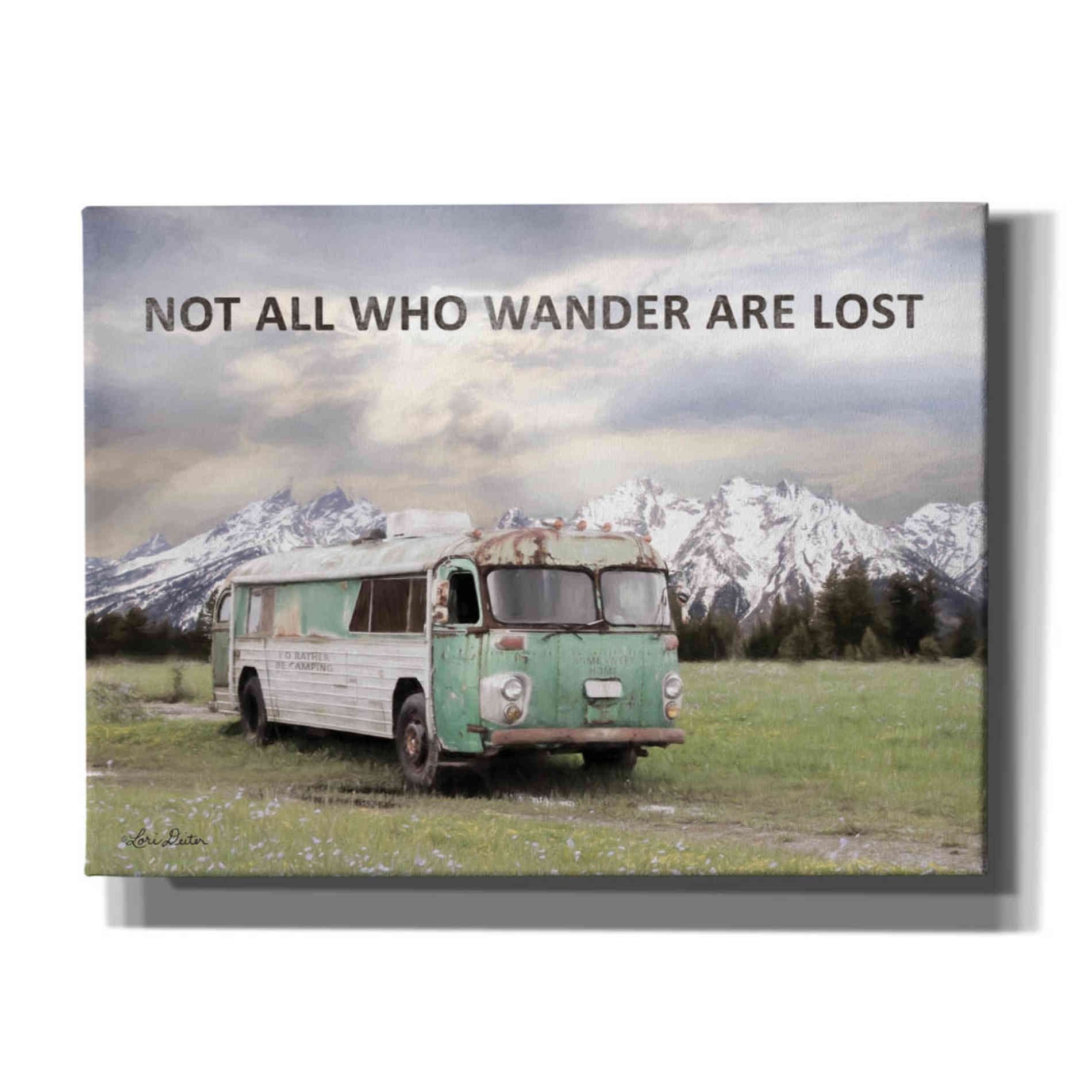 'Camping in Style' by Lori Deiter, Canvas Wall Art