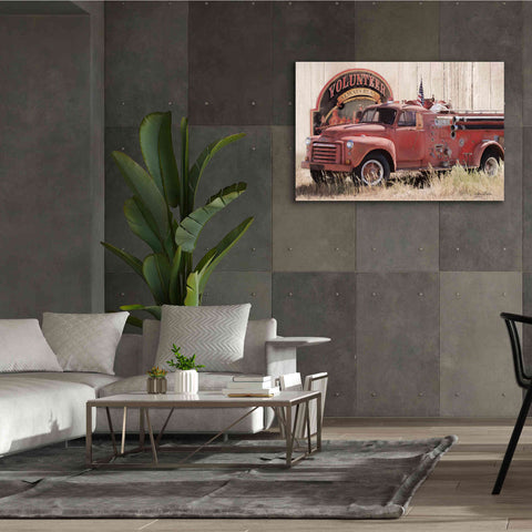 Image of 'Volunteer Firefighter' by Lori Deiter, Canvas Wall Art,60 x 40