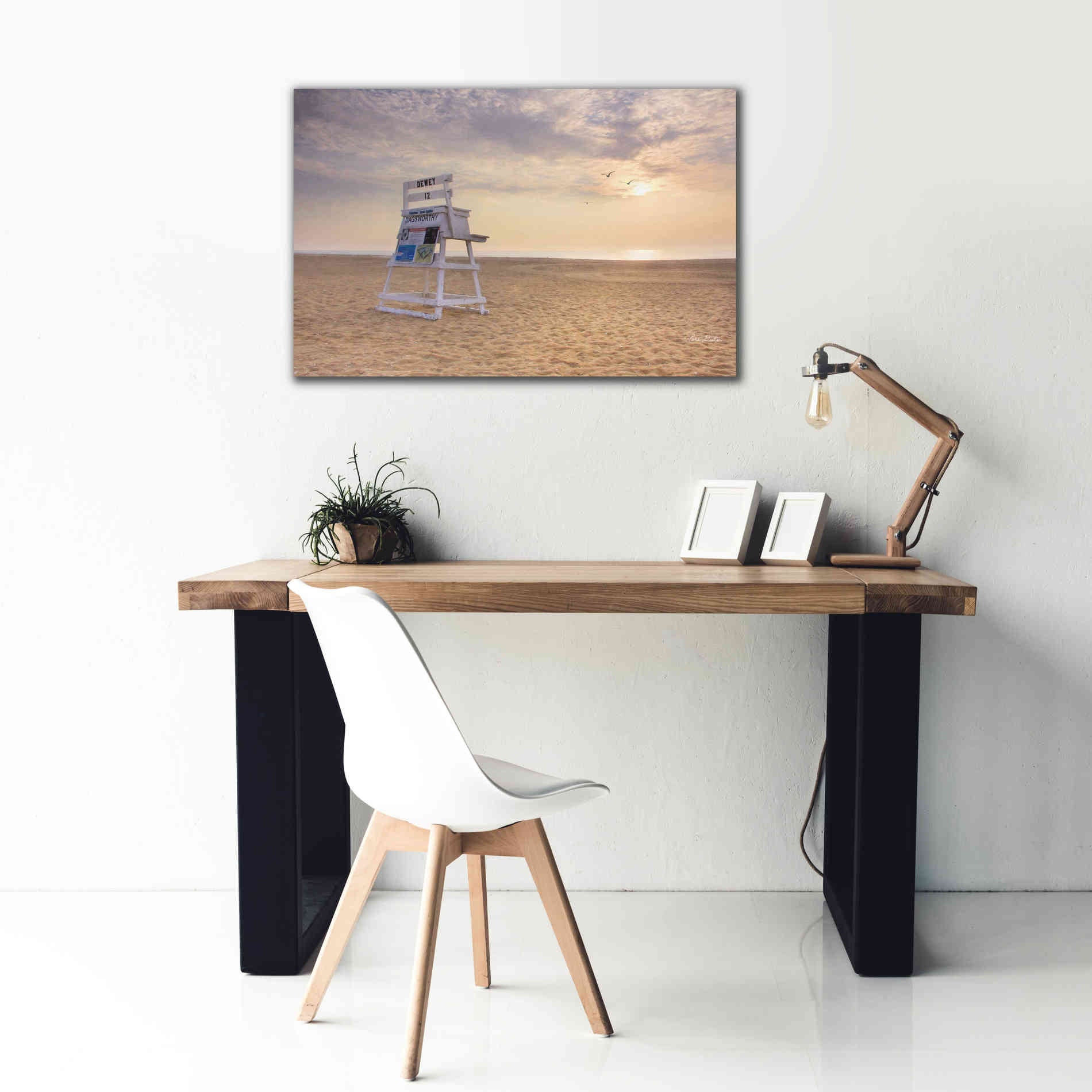 'Circles in the Sand' by Lori Deiter, Canvas Wall Art,40 x 26