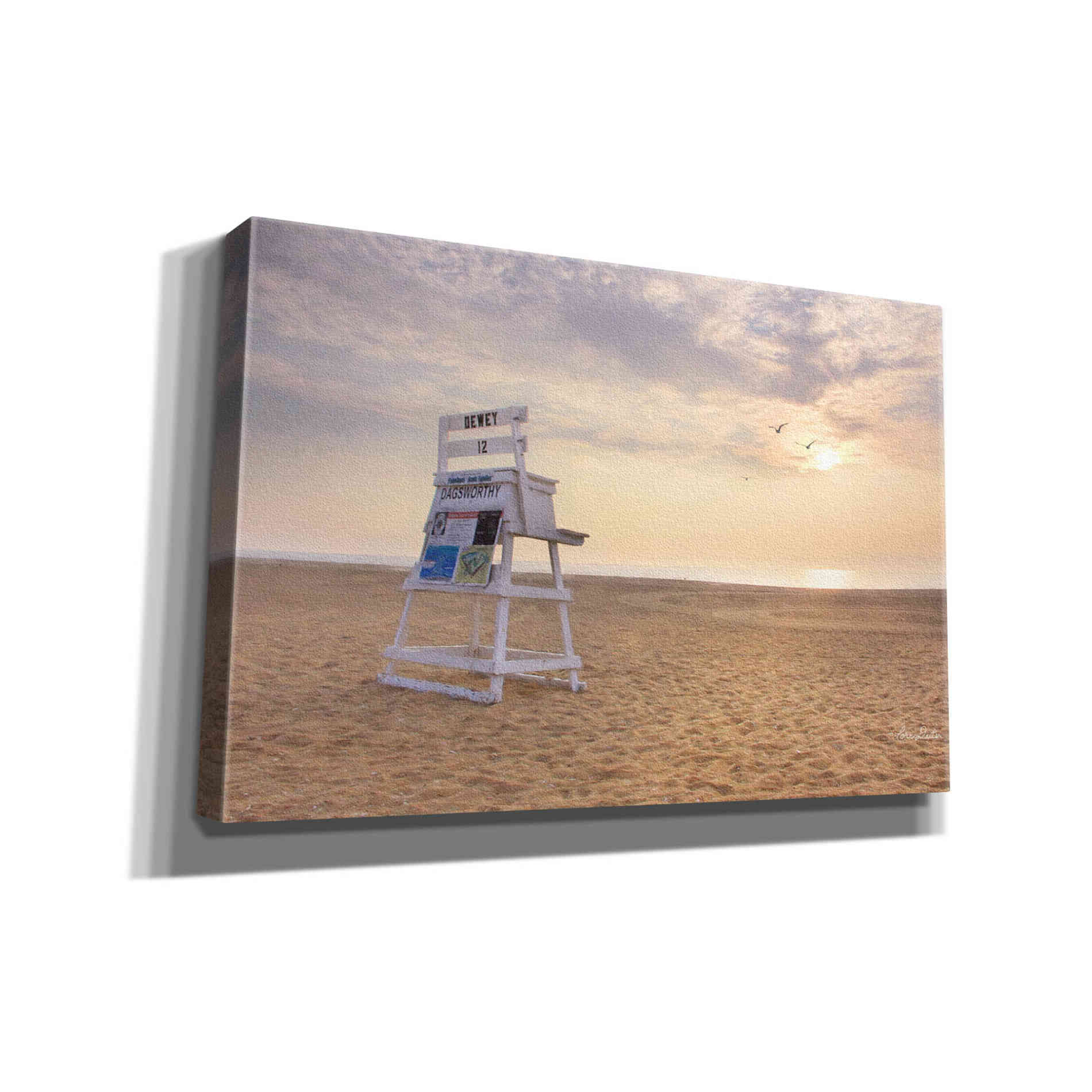 'Circles in the Sand' by Lori Deiter, Canvas Wall Art