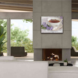 'Periwinkle and Tea' by Lori Deiter, Canvas Wall Art,34 x 26