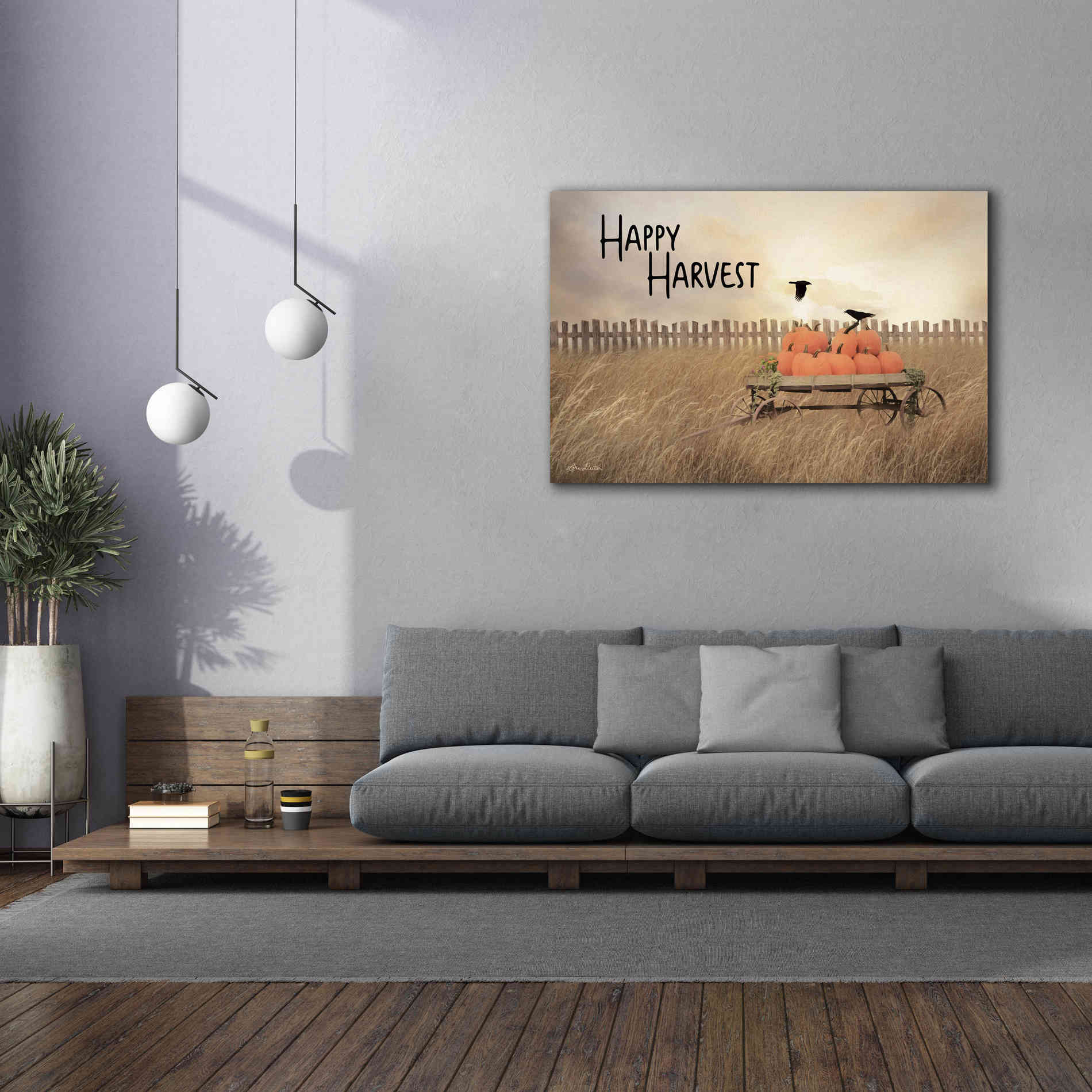 'Happy Harvest' by Lori Deiter, Canvas Wall Art,60 x 40