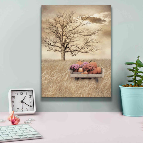 Image of 'Fall Wagon' by Lori Deiter, Canvas Wall Art,12 x 16