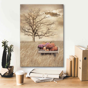 'Fall Wagon' by Lori Deiter, Canvas Wall Art,18 x 26