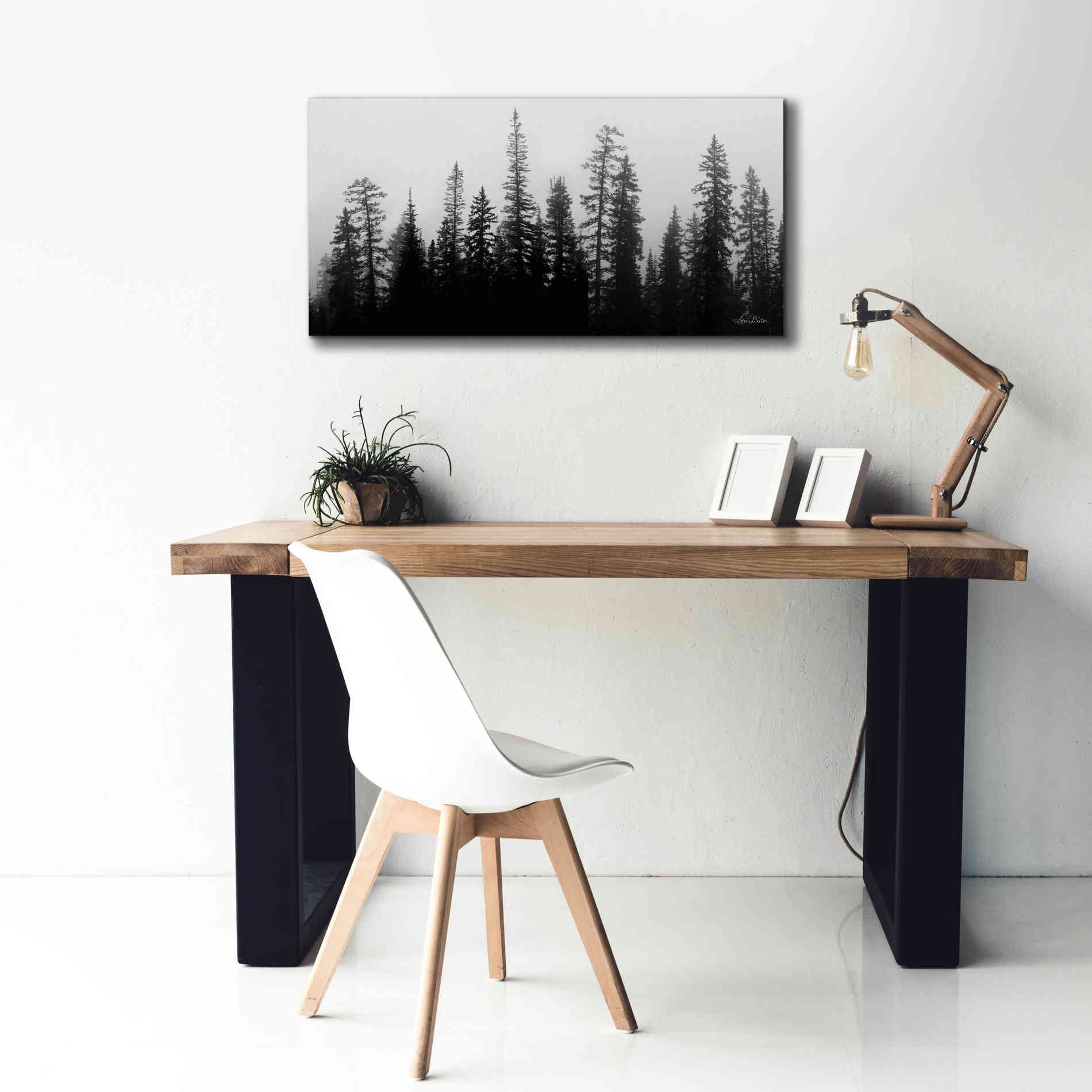 'Rocky's Trees' by Lori Deiter, Canvas Wall Art,40 x 20