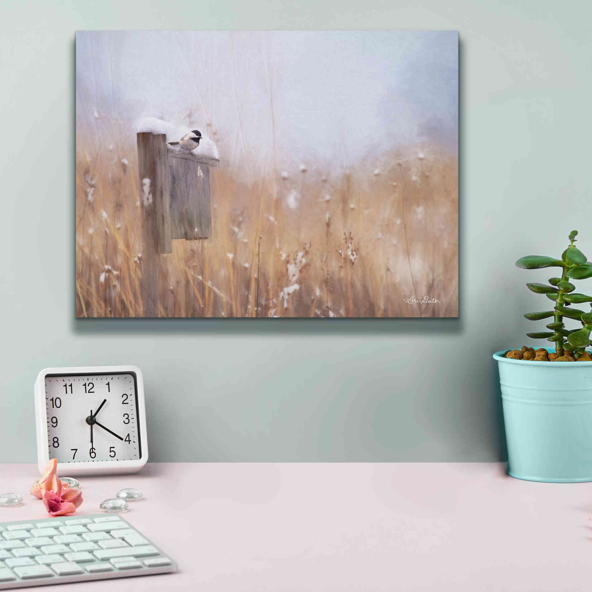 'Countdown Til Spring' by Lori Deiter, Canvas Wall Art,16 x 12
