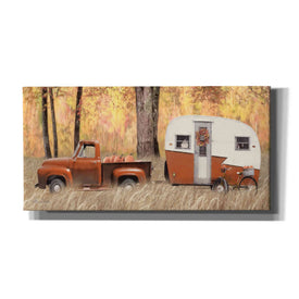 'Fall Camping with bike' by Lori Deiter, Canvas Wall Art