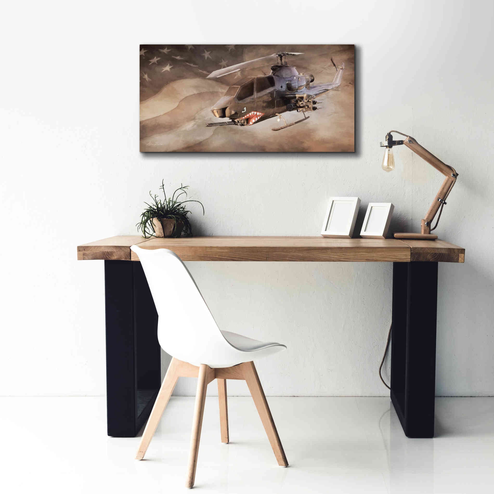 'Freedom Fighter' by Lori Deiter, Canvas Wall Art,40 x 20