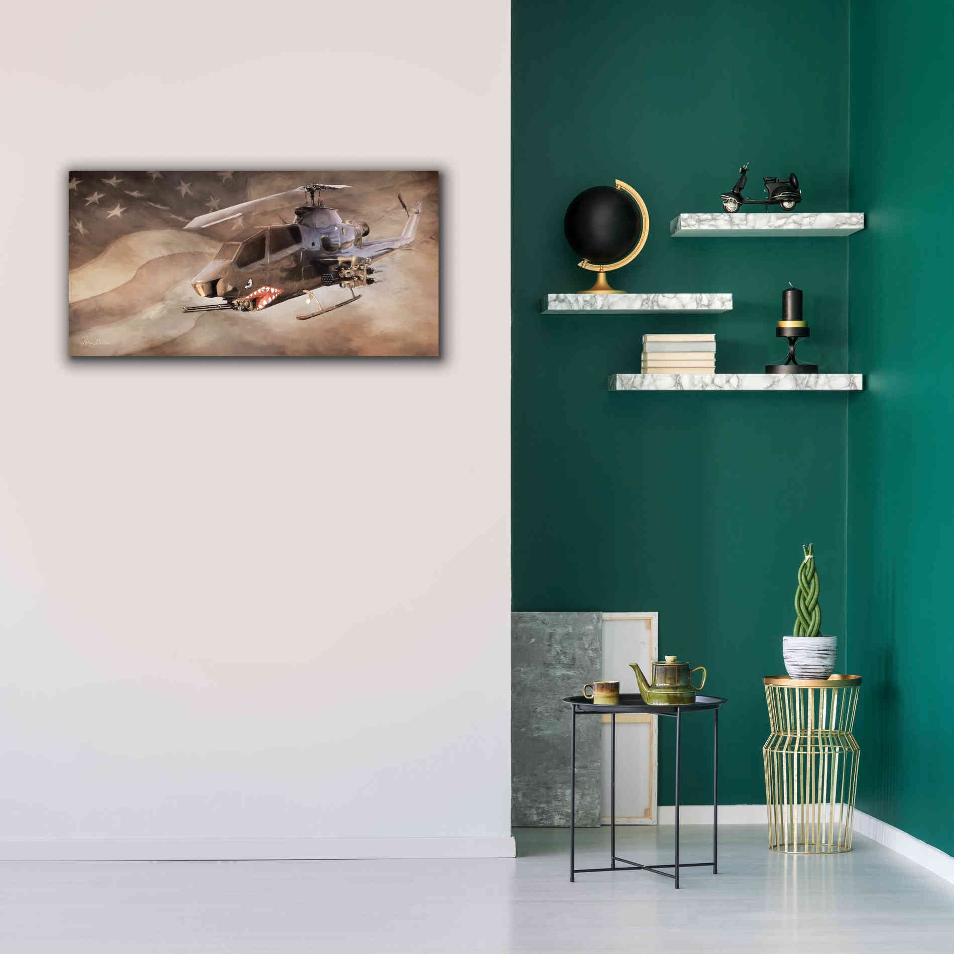 'Freedom Fighter' by Lori Deiter, Canvas Wall Art,40 x 20