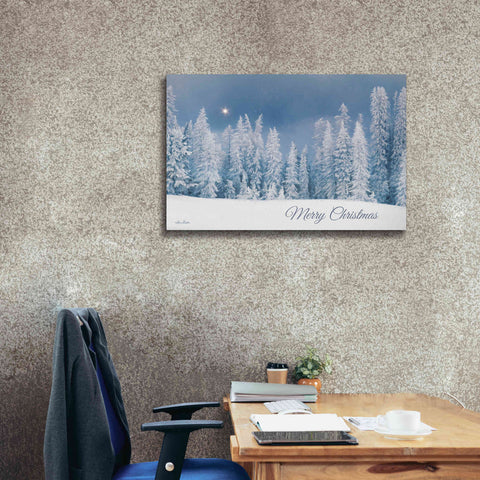 Image of 'Lava Mountain Merry Christmas' by Lori Deiter, Canvas Wall Art,40 x 26
