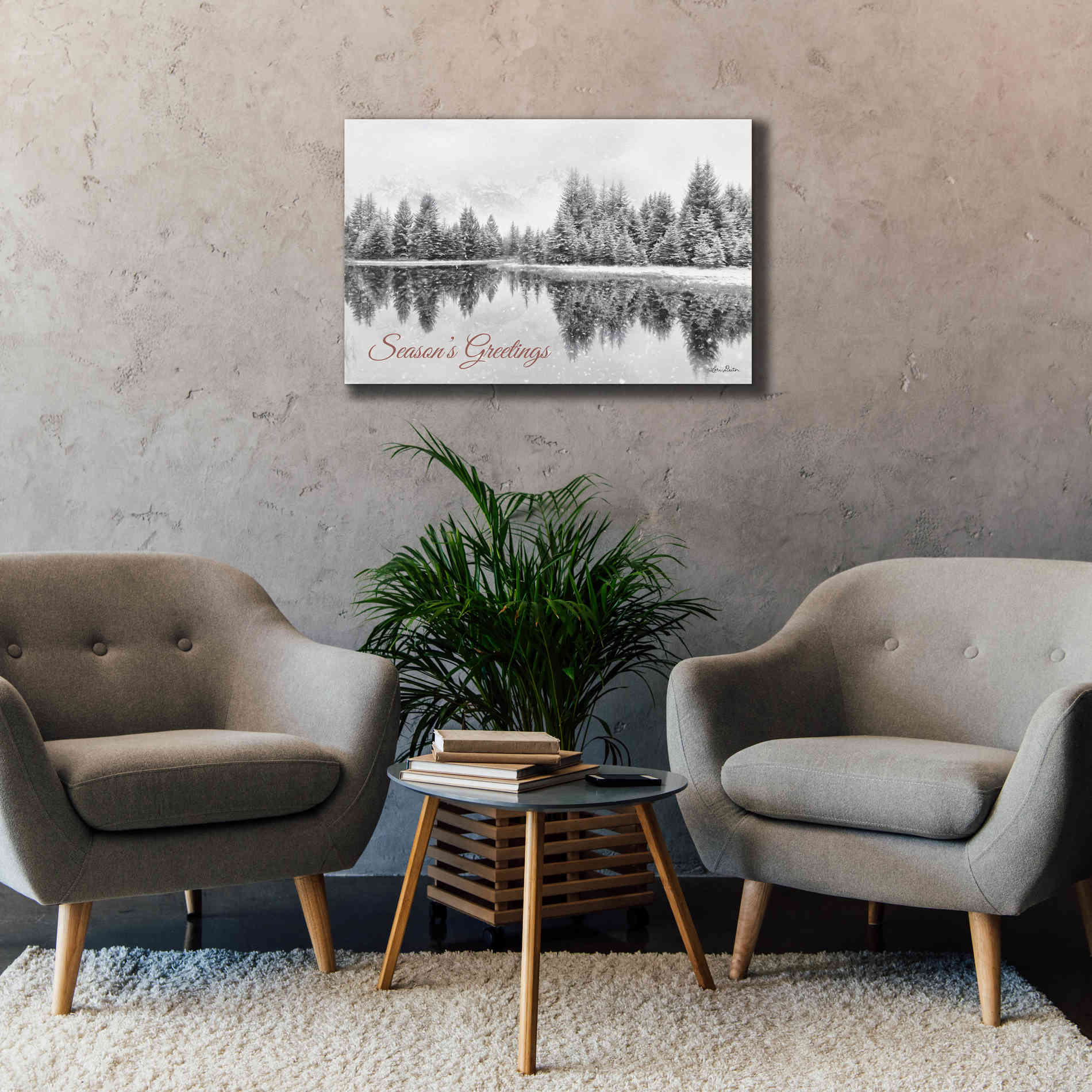 'Schwabachers Seasons Greetings' by Lori Deiter, Canvas Wall Art,40 x 26