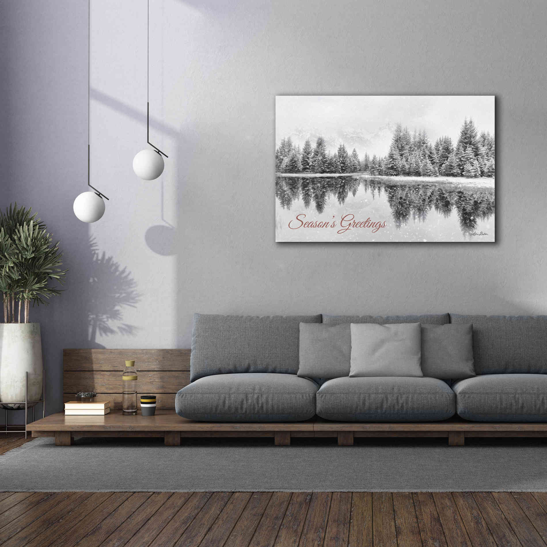'Schwabachers Seasons Greetings' by Lori Deiter, Canvas Wall Art,60 x 40