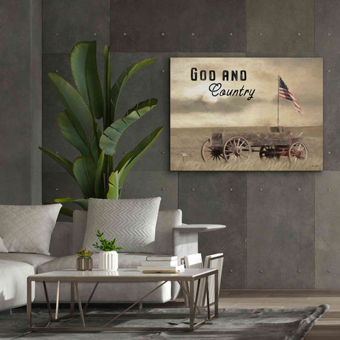 Image of 'God and Country' by Lori Deiter, Canvas Wall Art,54 x 40