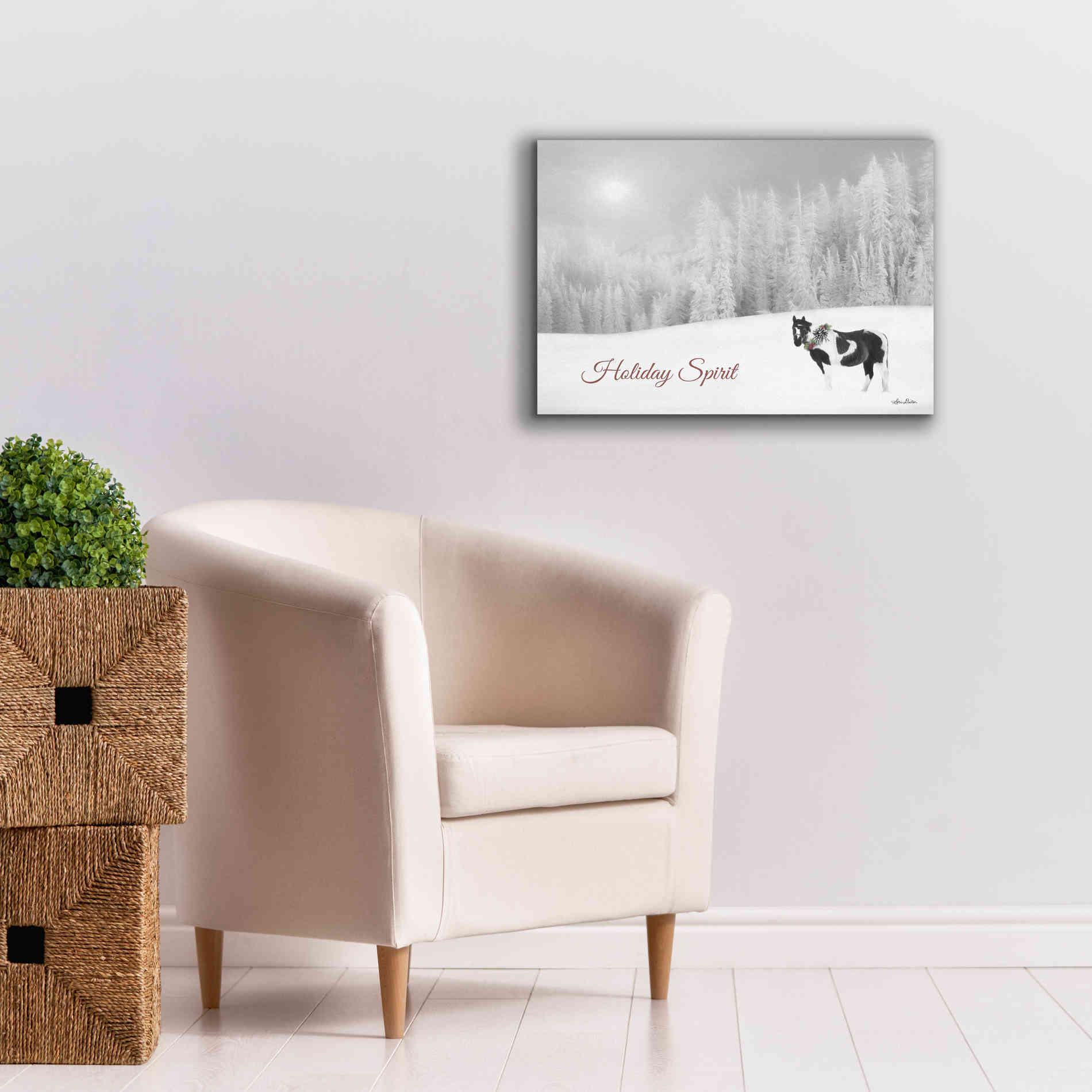 'Holiday Spirit' by Lori Deiter, Canvas Wall Art,26 x 18