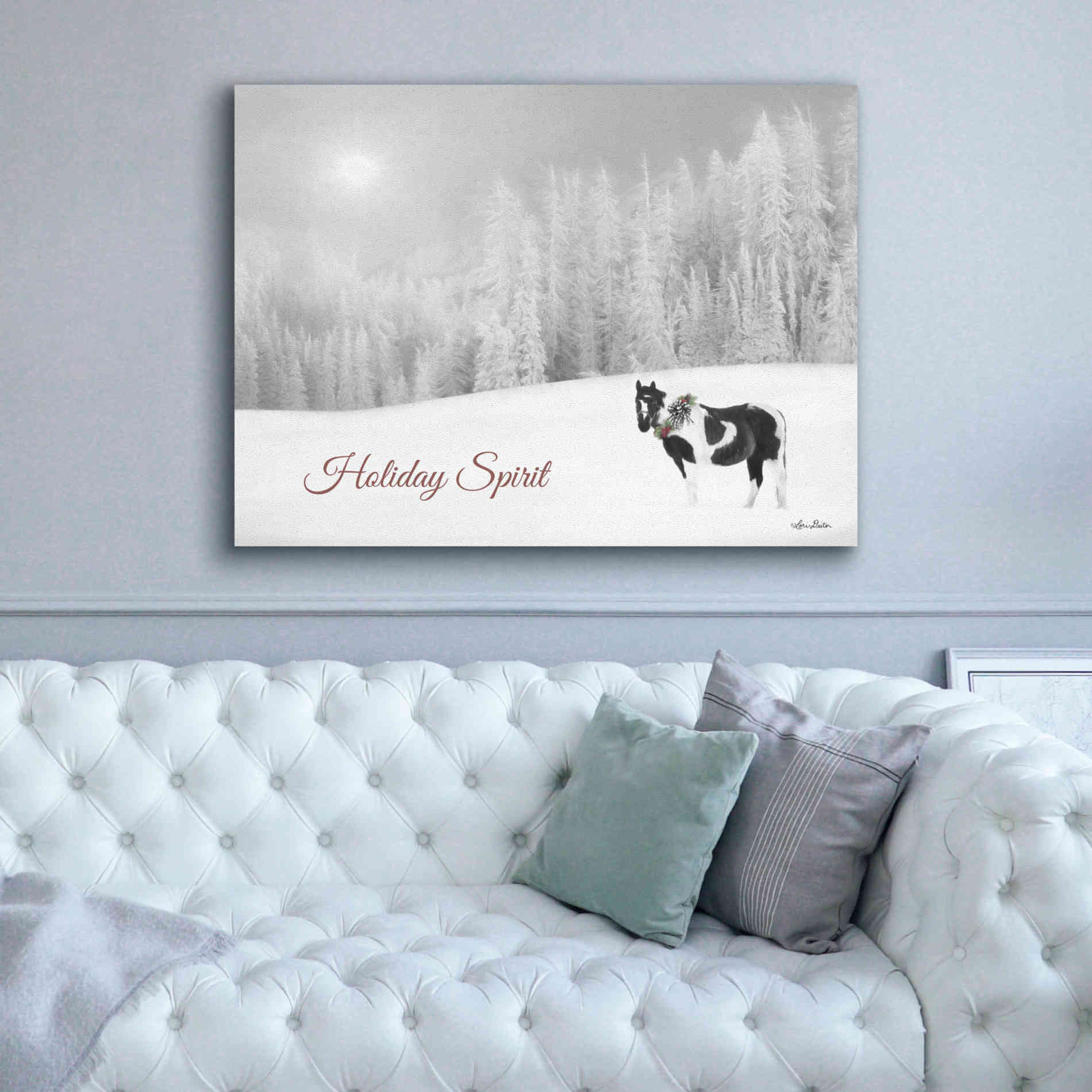 'Holiday Spirit' by Lori Deiter, Canvas Wall Art,54 x 40