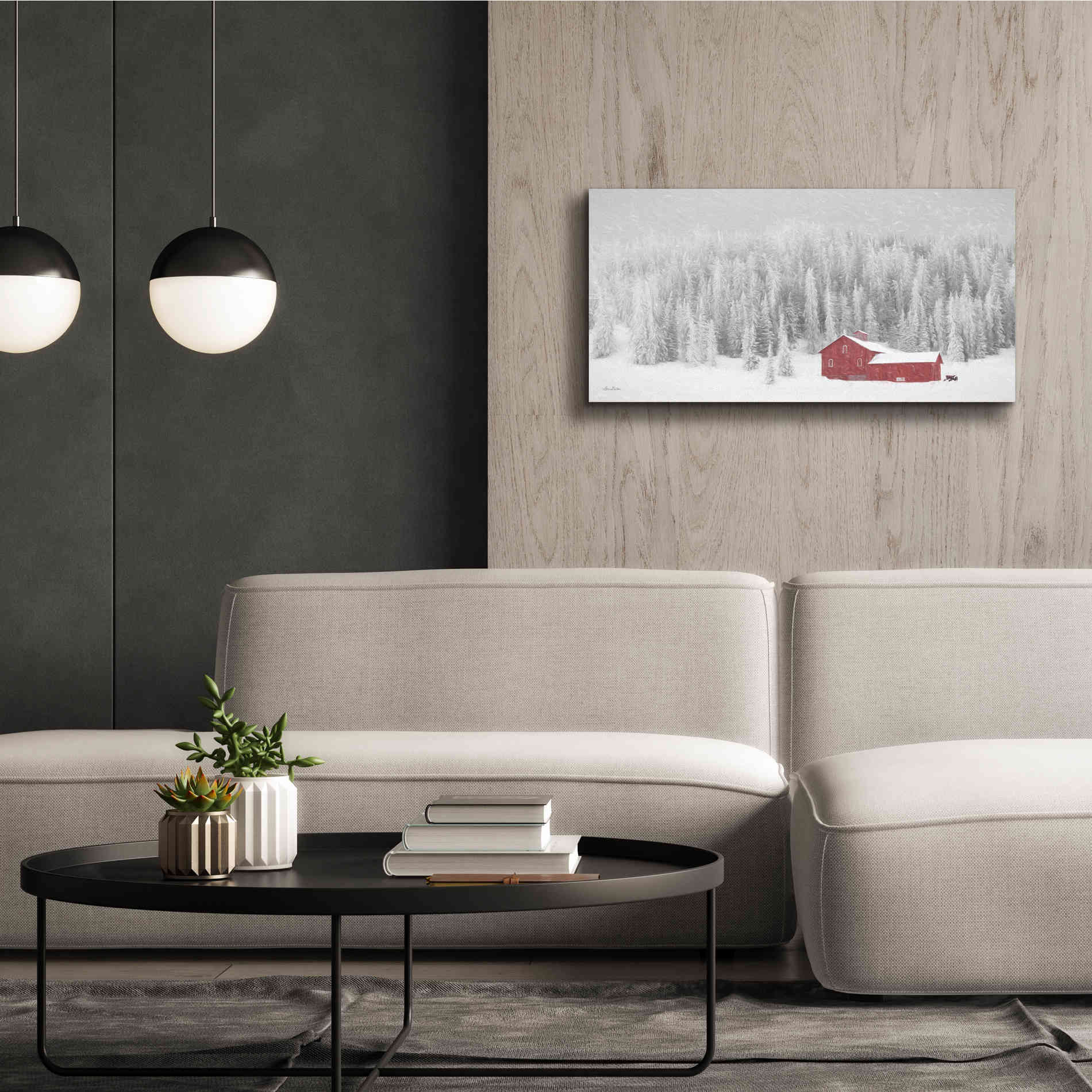 'Old Wyoming Barn' by Lori Deiter, Canvas Wall Art,40 x 20