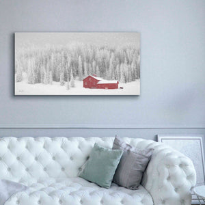 'Old Wyoming Barn' by Lori Deiter, Canvas Wall Art,60 x 30