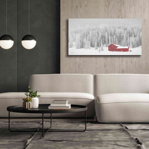 'Old Wyoming Barn' by Lori Deiter, Canvas Wall Art,60 x 30