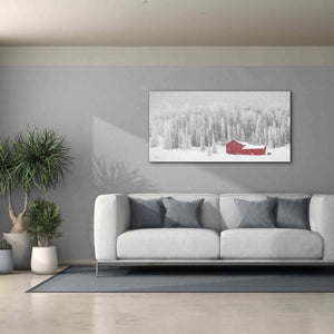 'Old Wyoming Barn' by Lori Deiter, Canvas Wall Art,60 x 30
