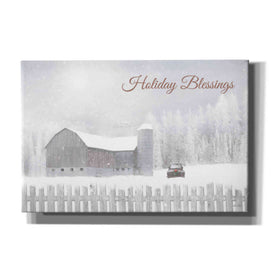 'Holiday Blessings with Truck' by Lori Deiter, Canvas Wall Art