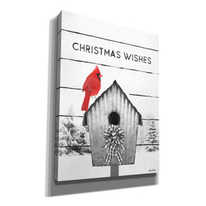 'Christmas Birdhouse' by Lori Deiter, Canvas Wall Art