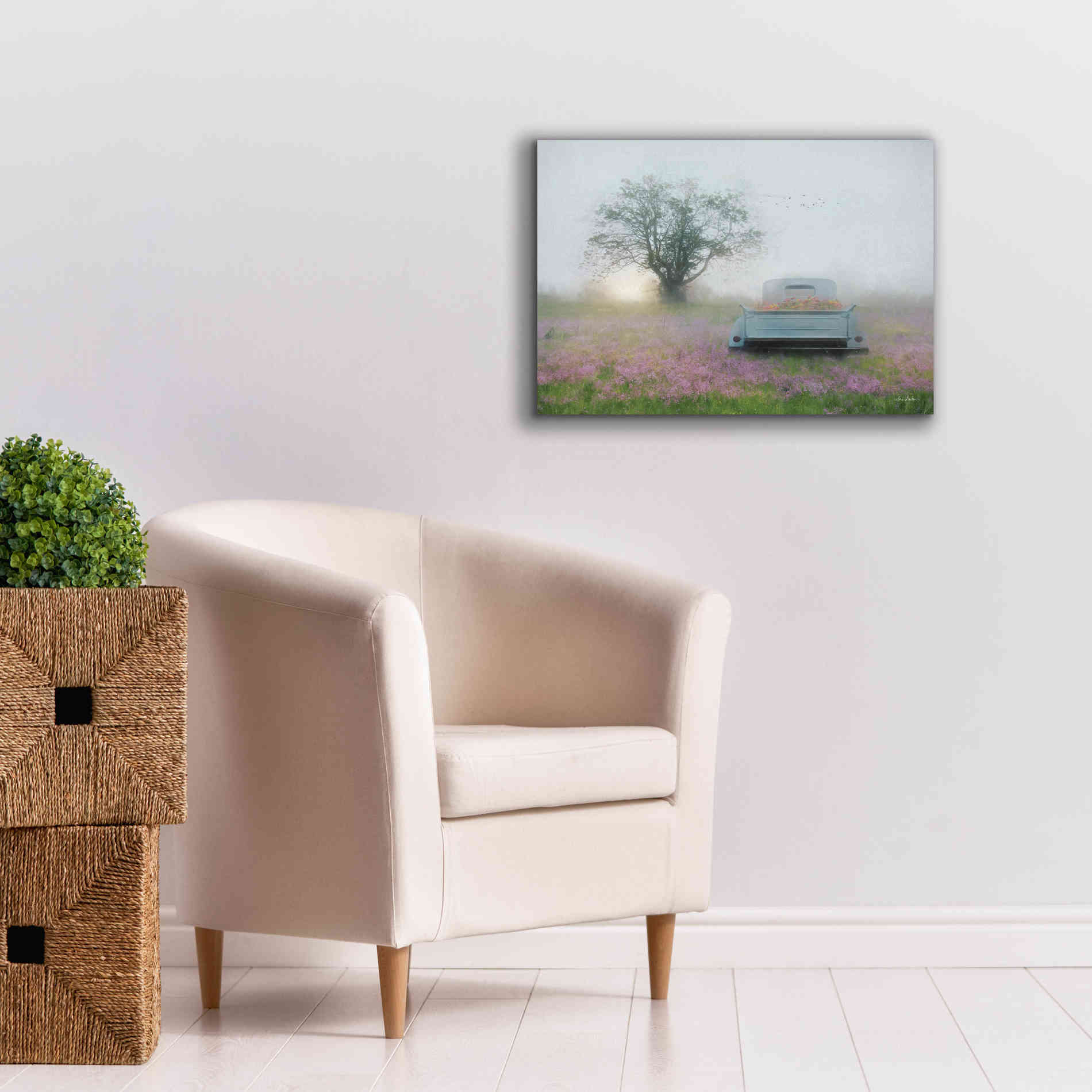 'Summer Wildflowers' by Lori Deiter, Canvas Wall Art,26 x 18