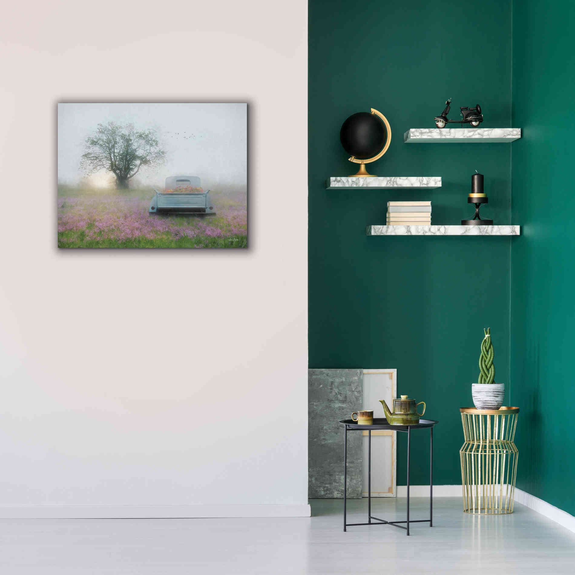 'Summer Wildflowers' by Lori Deiter, Canvas Wall Art,34 x 26