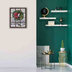 'Teton Christmas Window' by Lori Deiter, Canvas Wall Art,20 x 24