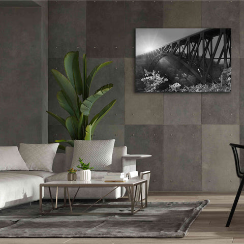 Image of 'Sunrise at Letchworth Black & White' by Lori Deiter, Canvas Wall Art,60 x 40