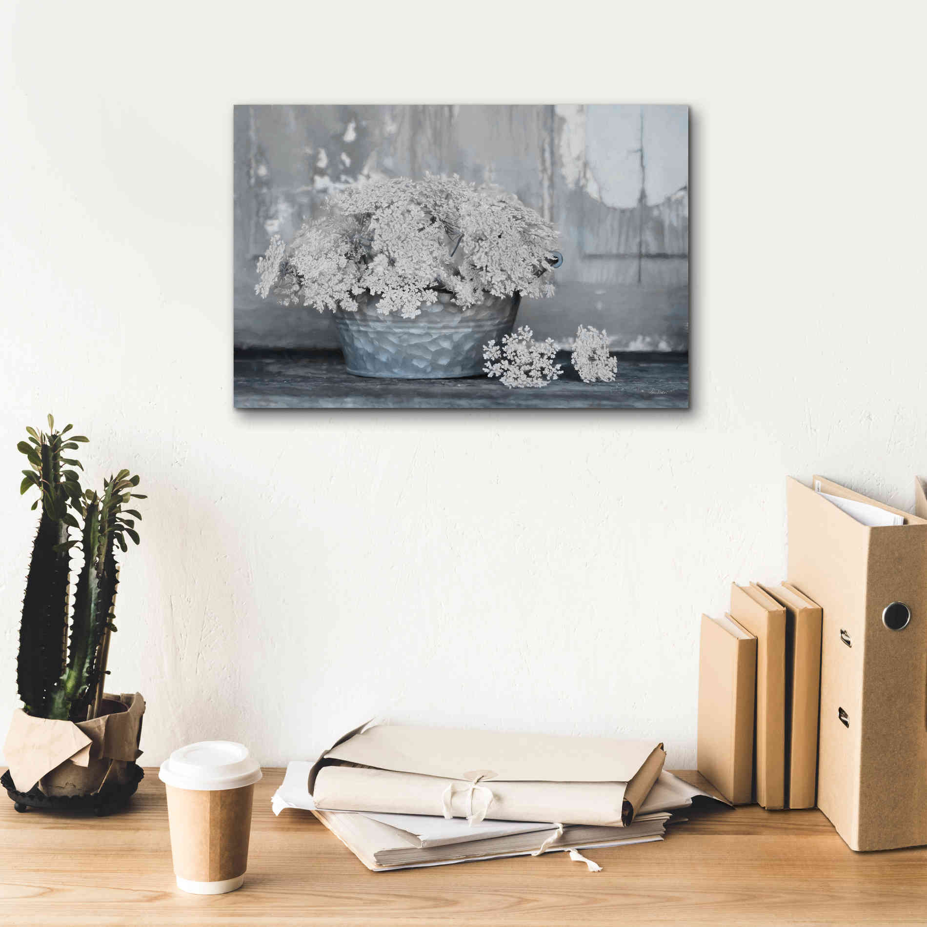 'Queen Anne's Lace I' by Lori Deiter, Canvas Wall Art,18 x 12