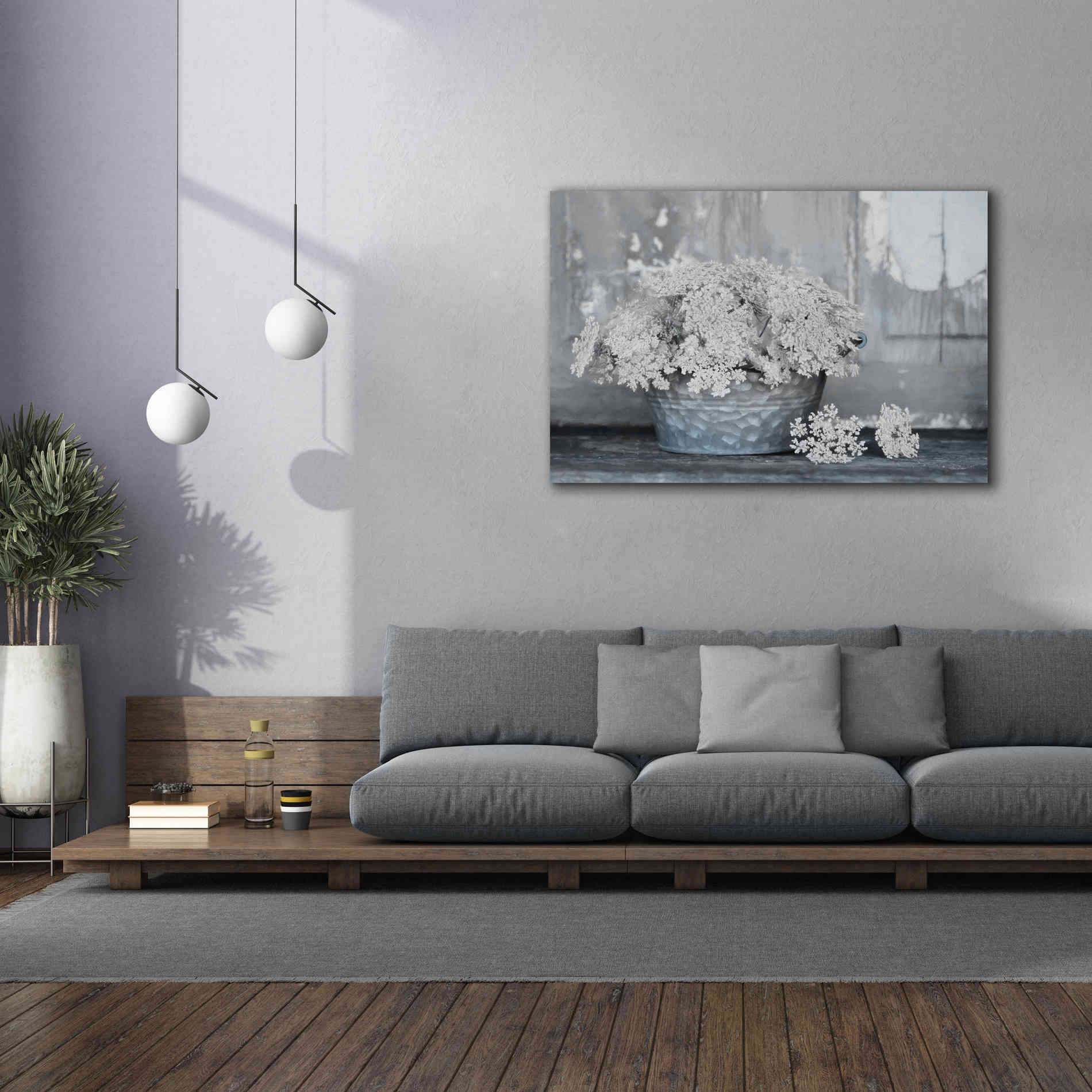 'Queen Anne's Lace I' by Lori Deiter, Canvas Wall Art,60 x 40
