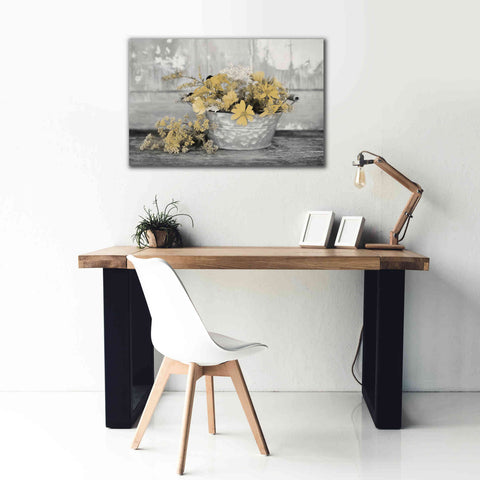 Image of 'Gold Wildflowers I' by Lori Deiter, Canvas Wall Art,40 x 26