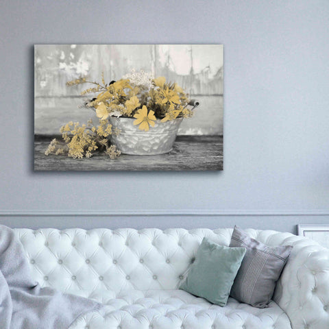 Image of 'Gold Wildflowers I' by Lori Deiter, Canvas Wall Art,60 x 40