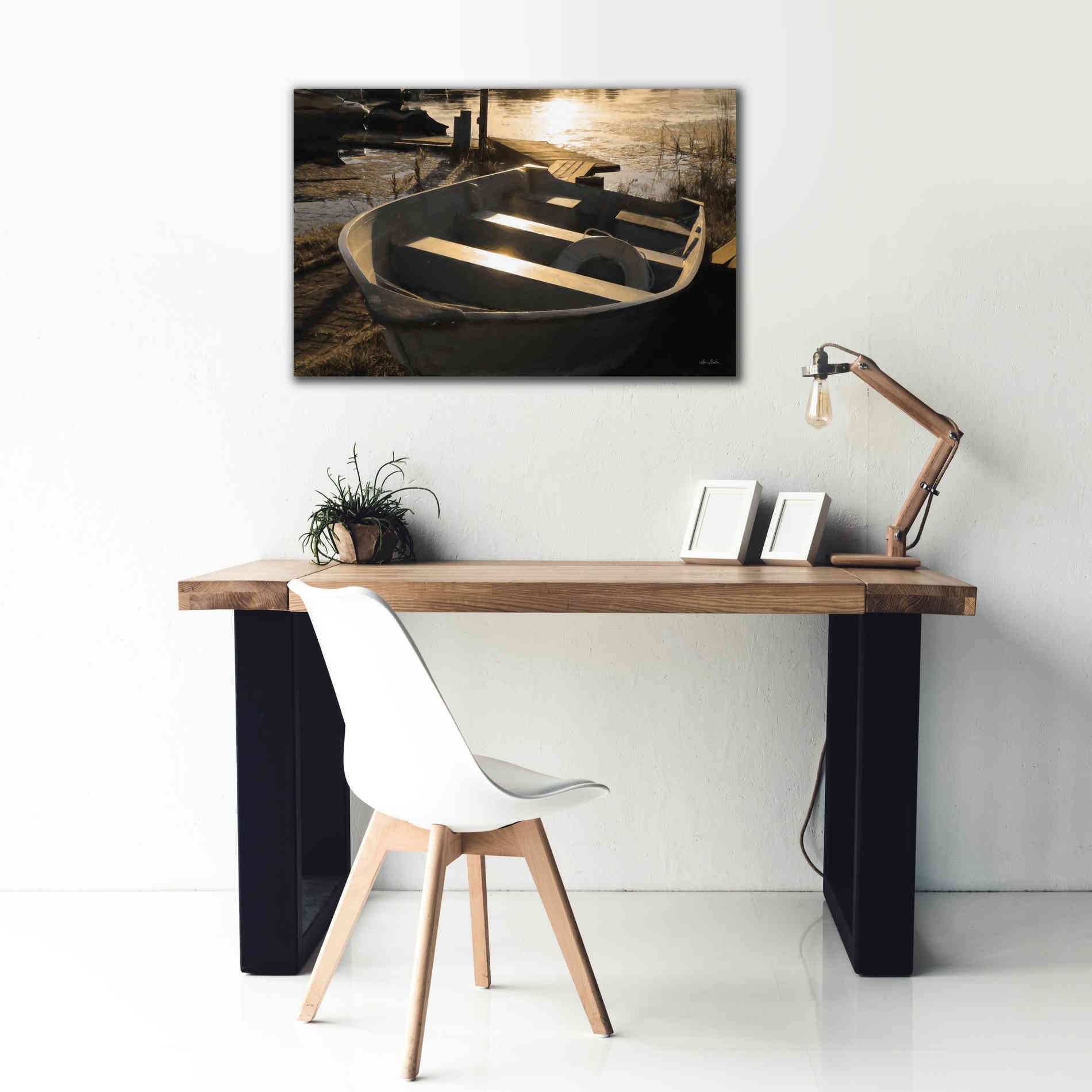 'Docked' by Lori Deiter, Canvas Wall Art,40 x 26