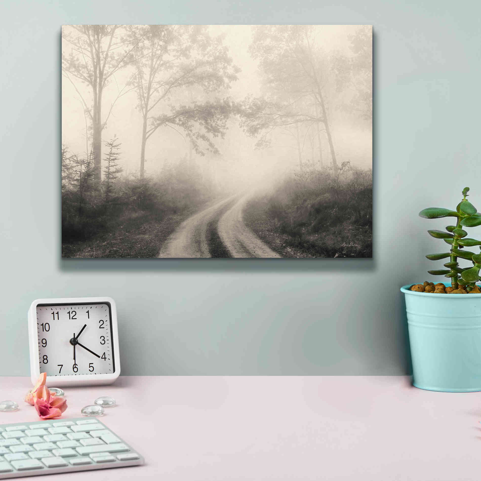 'Bleached Woodlands' by Lori Deiter, Canvas Wall Art,16 x 12