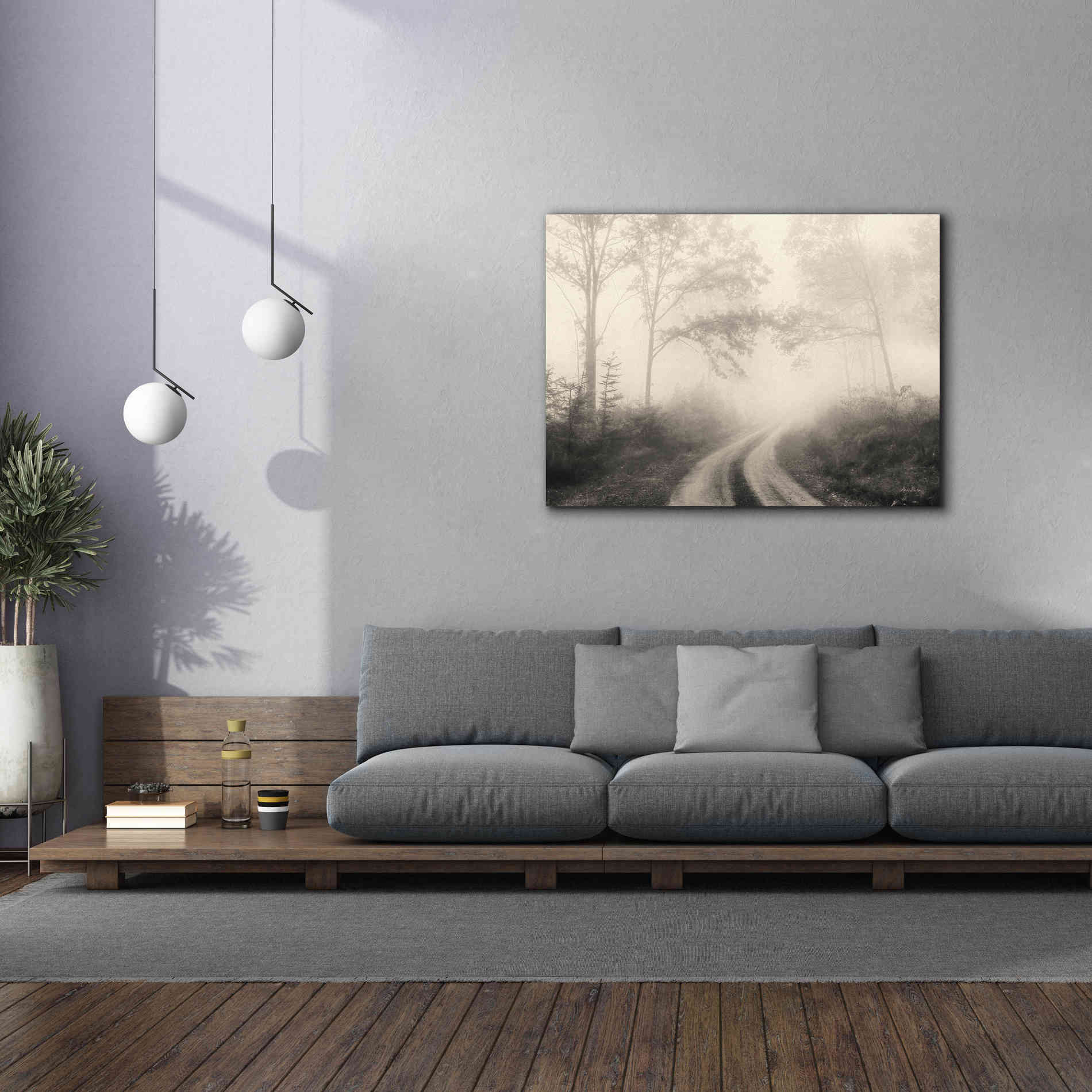 'Bleached Woodlands' by Lori Deiter, Canvas Wall Art,54 x 40