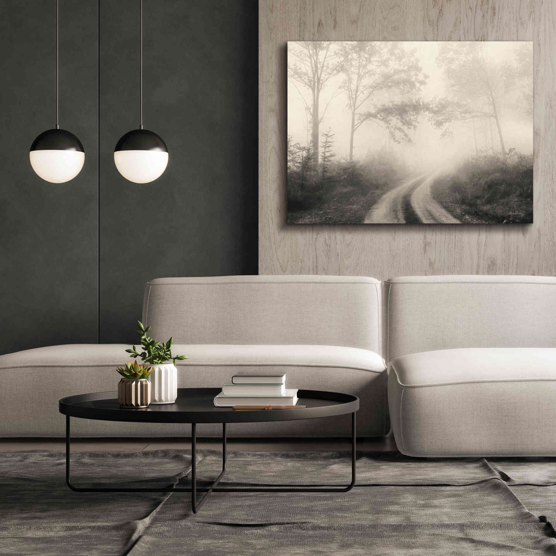 'Bleached Woodlands' by Lori Deiter, Canvas Wall Art,54 x 40