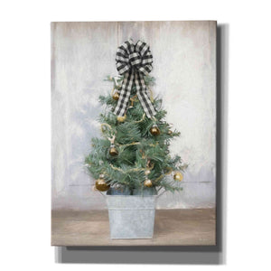'Buffalo Plaid Mini Tree' by Lori Deiter, Canvas Wall Art