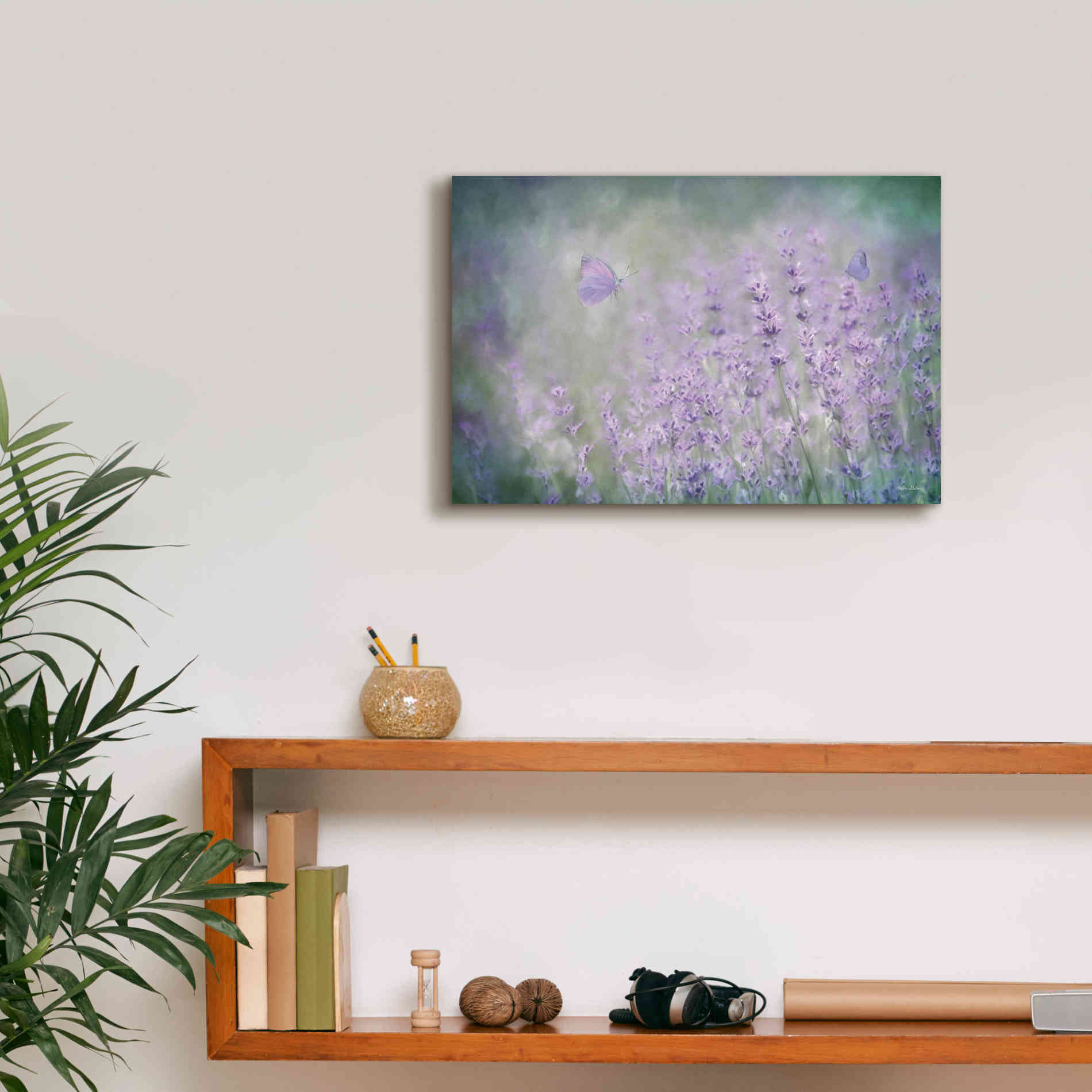 'Lovely Lavender' by Lori Deiter, Canvas Wall Art,18 x 12