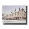 'Country Christmas Church' by Lori Deiter, Canvas Wall Art