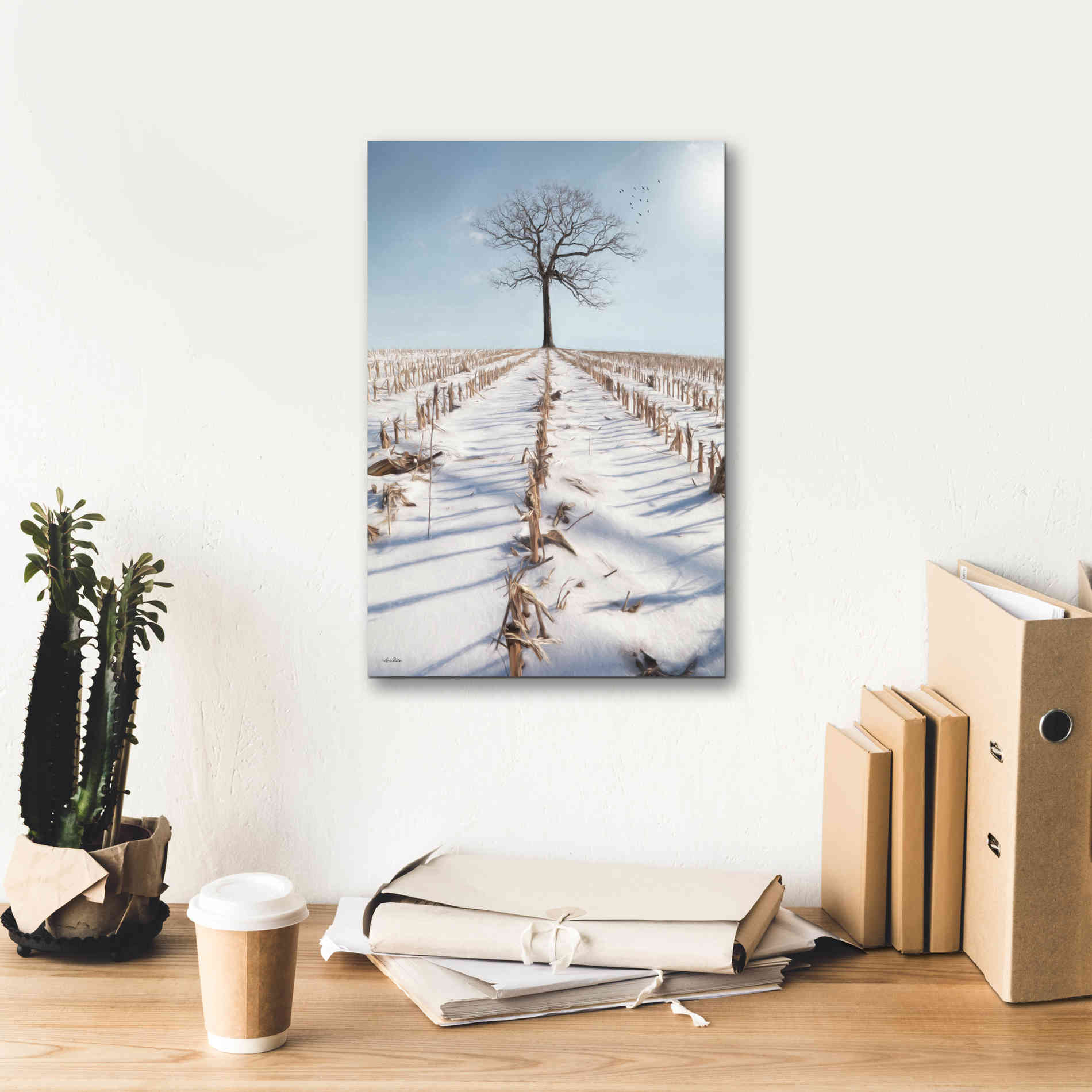 'Winter Boughs' by Lori Deiter, Canvas Wall Art,12 x 18